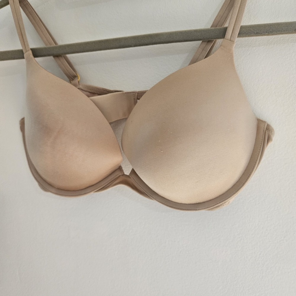 Victoria's Secret Y2K Air Pocket Padding 38C Women's Bra Nude Push-Up Underwire